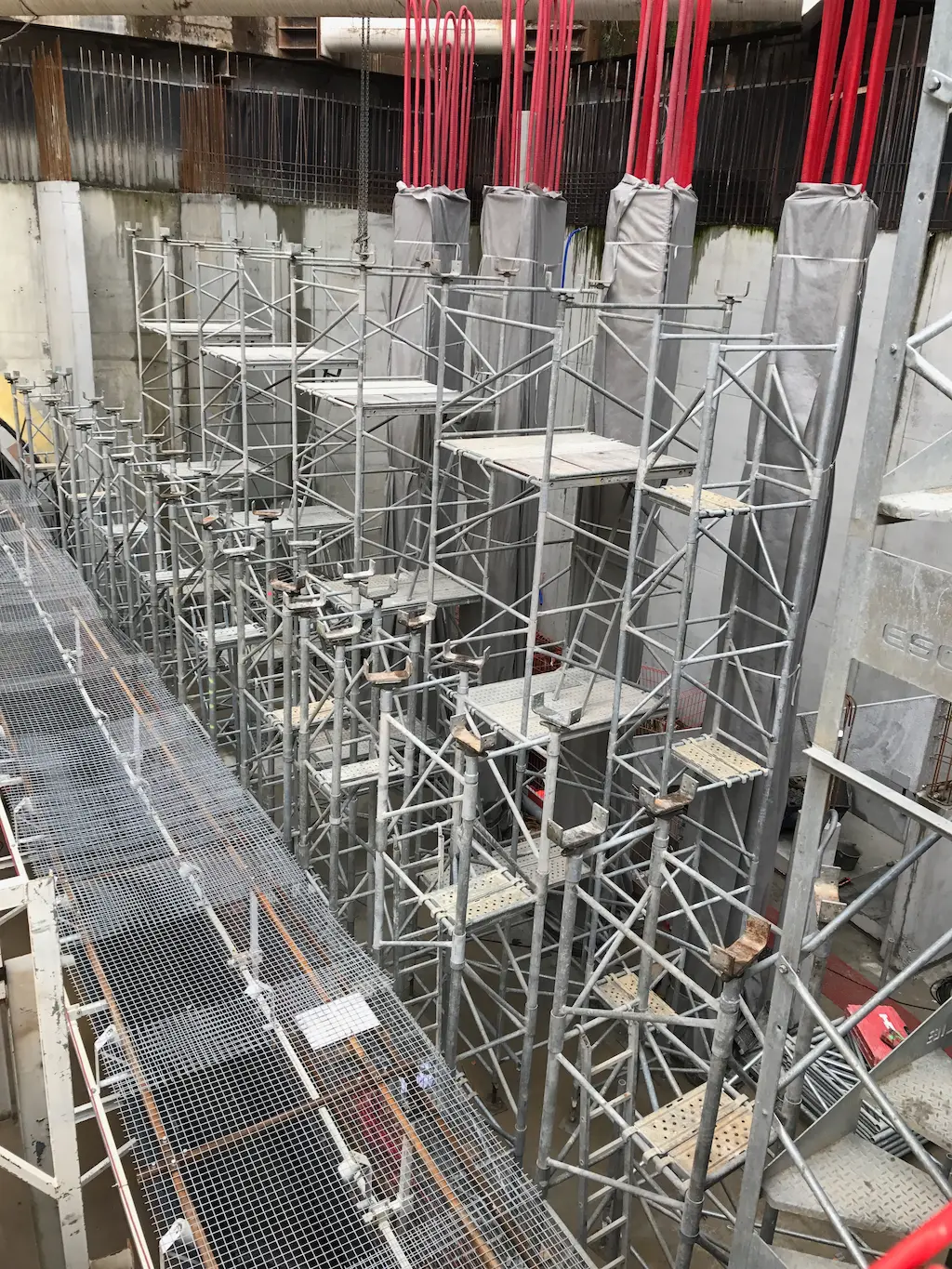 Tours d'étaiement en environnement technique